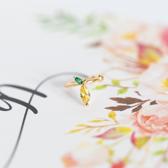 Lemon Drop Ear Cuff - Only 3 left! - Picture 2 of 8